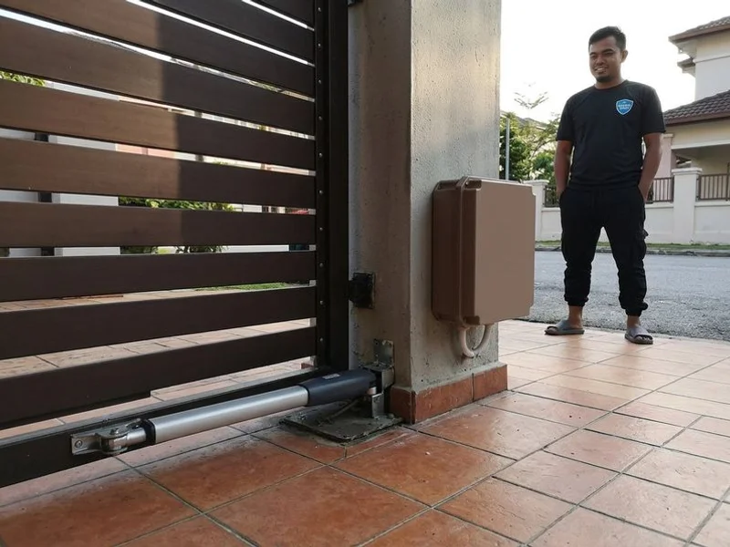 Swing Arm & Folding Autogate Installation project 3