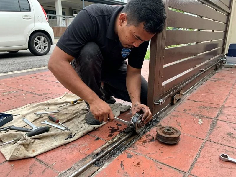 Sliding Autogate Installation project 2