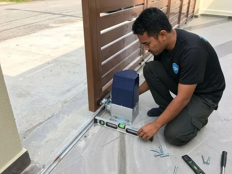 Autogate Roller & Track Replacement project 2