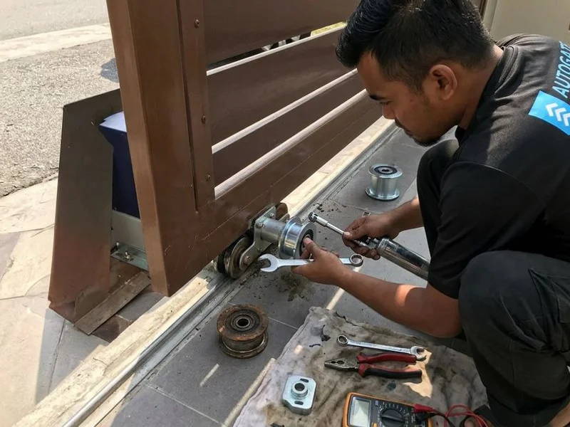 Sliding Autogate Installation project 3