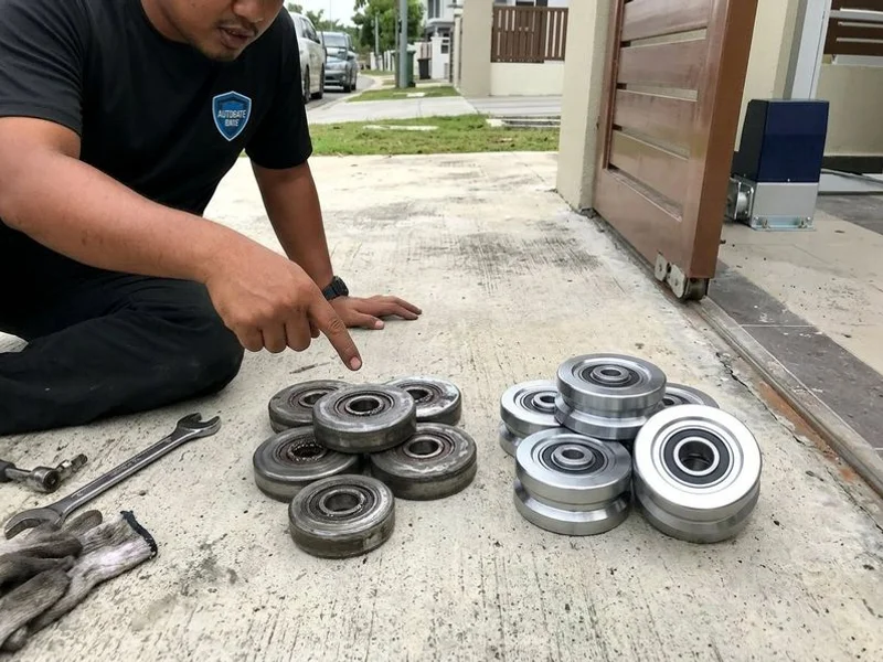 Autogate Roller & Track Replacement project 1